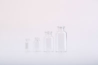 Σφραγισμένα σαφή φιαλίδια γυαλιού με το λαστιχένιο πώμα, μπουκάλια γυαλιού Pharma