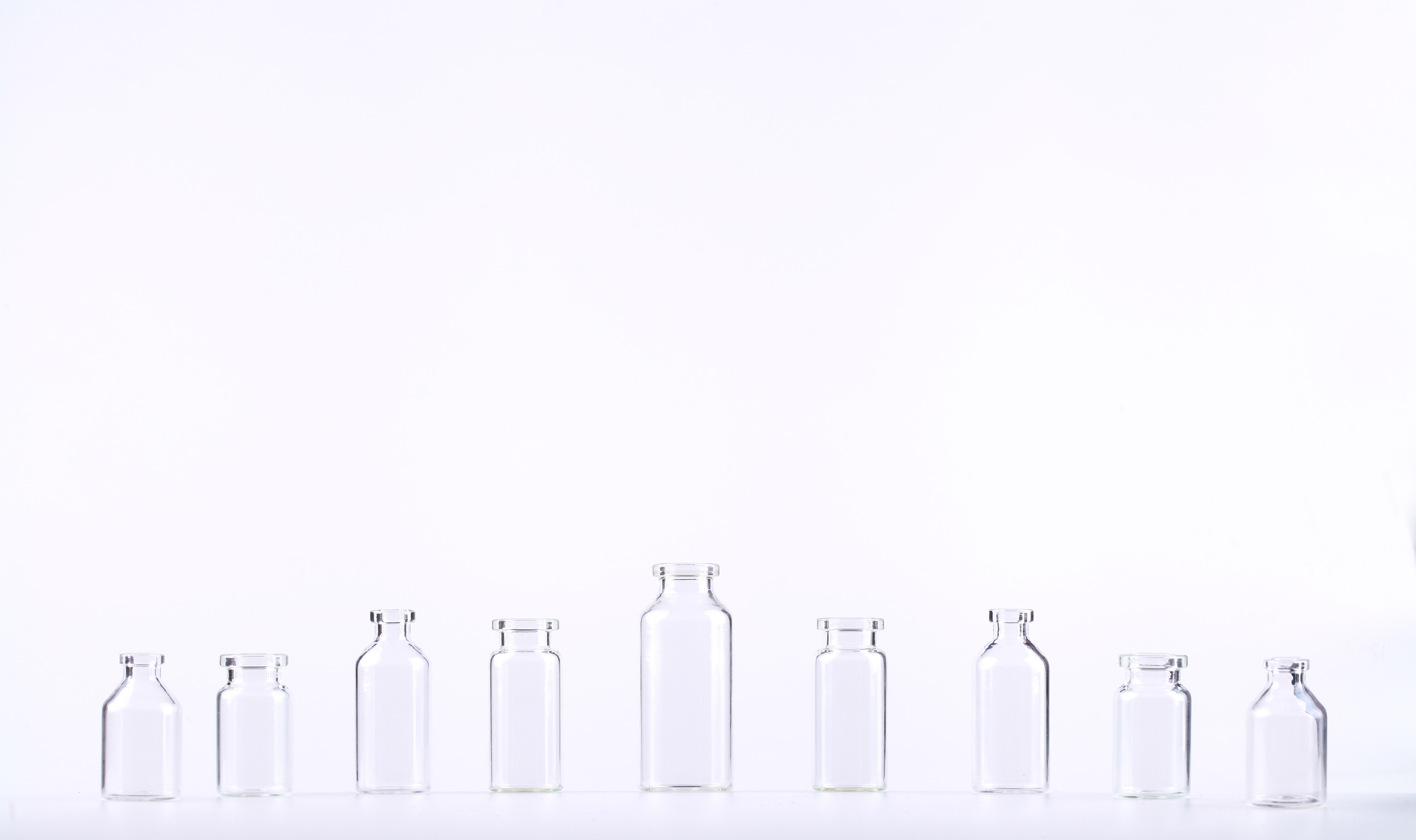 Οθόνη που τυπώνει τα φαρμακευτικά σαφή μπουκάλια γυαλιού/τα ιατρικά φιαλίδια γυαλιού